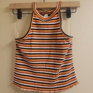 Mudd striped halter top